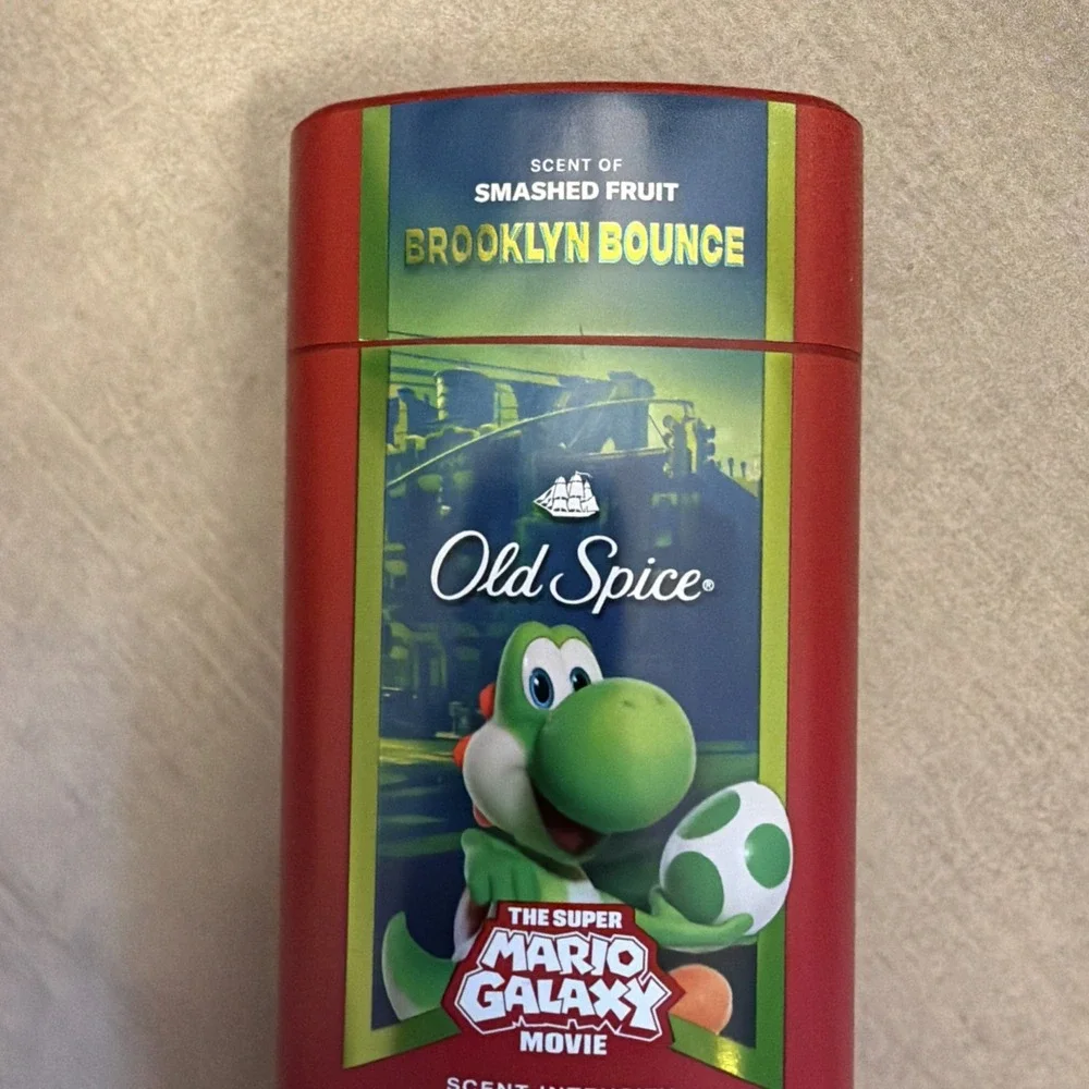 Old Spice Mario Galaxy Mario Brooklyn Bounce Smashed Fruit Deodorant